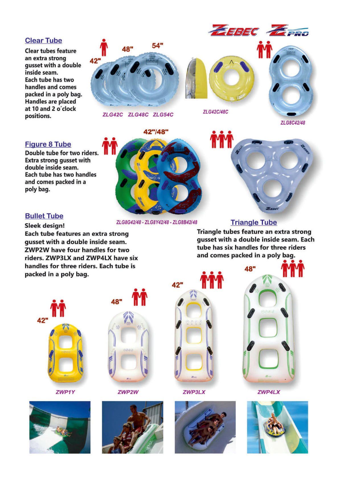 Catalogue page 04: Clear and specialty tubes